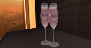 the lounge champagne flutes